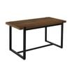 Levede Industrial Wooden Dining Table 140CM