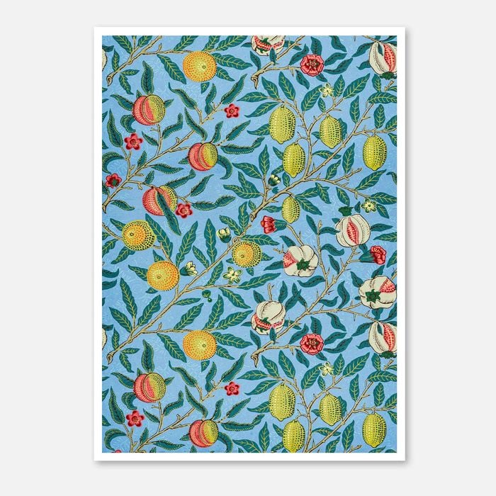 Galrie William Morris Vintage Fruit Garden Botanical Art Print for Home Decor, Poster Only, 50 x 70cm (20 x 28inch)