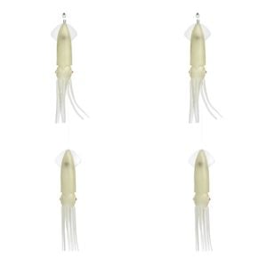 2PK Sea Pro 2 Squid Daisy Chain Offshore Trolling Lure 25.5x12cm - Lumo