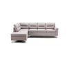 Foret 5 Seater Sofa L Shape Lounge Couch - Grey Light
