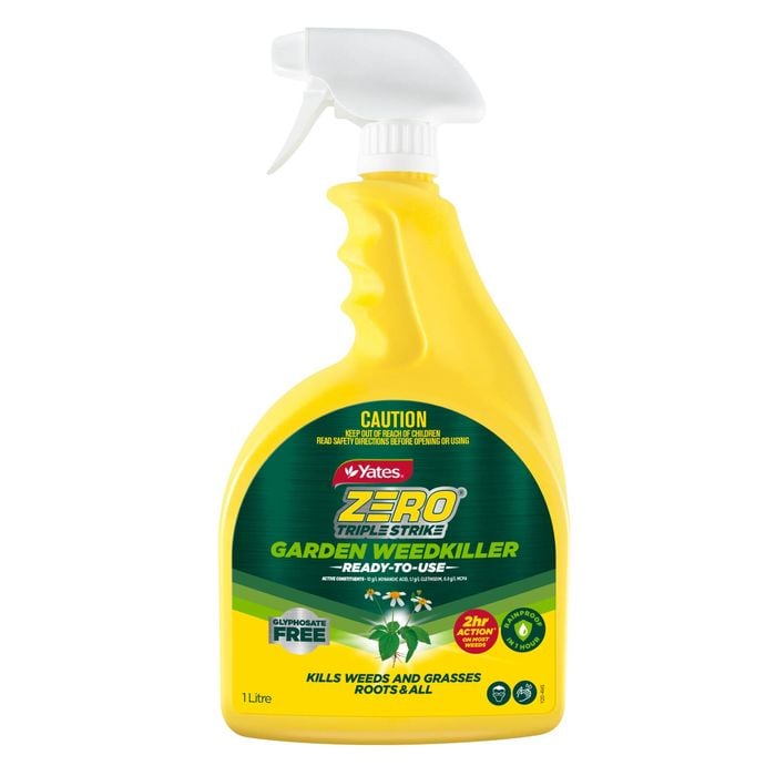 Yates 1L Zero Ready-to-Use Triple Strike Garden Weedkiller - 1L