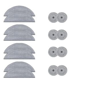 Hygieia 8x Mopping Pads For Roborock Saros 10 Robot Vacuum Cleaners