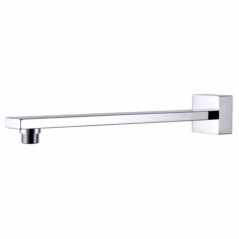 Rococo 300mm Chrome Plated Straight Wall Shower Arm 