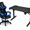 Relaxio LED Gaming Desk & Gaming Chair Combo - Gaming Station