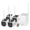 Swann MaxRanger4K Solar Wireless Security System 4 Pack