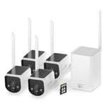 Swann MaxRanger4K Solar Wireless Security System 4 Pack