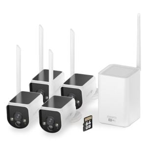 Swann MaxRanger4K Solar Wireless Security System 4 Pack