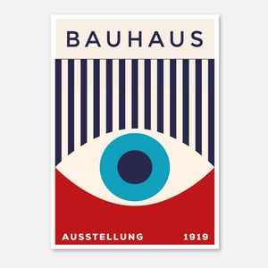 Galrie Bauhaus Ausstellung Exhibition 1919 - Iconic Modernist Art Print for Home Decor, Poster Only, 70 x 100cm (28 x 40inch)