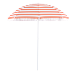 Marquee 2m Clay Stripe Beach Umbrella