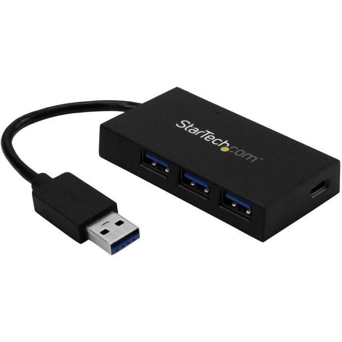 Startech.com 4 Port Usb 3.0 Hub - Usb-a To Usb-c & 3x Usb-a Superspeed 5gbps - Self Or Usb Bus Powered