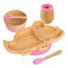 5pc Bamboo Dinosaur Baby Weaning Set