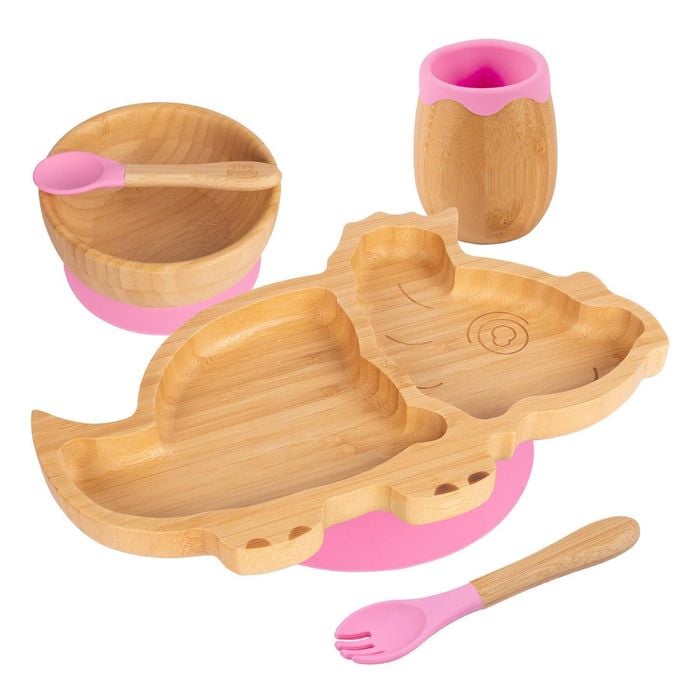 5pc Bamboo Dinosaur Baby Weaning Set