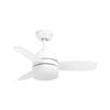 Arlec 87cm White Kinder 3 Blade AC Ceiling Fan