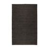 Colorscope knots contemporary indoor rug handspun textured charcoal 183x274cm