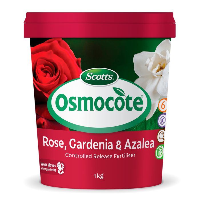 Scotts Osmocote 1kg Roses, Gardenias, Azaleas And Camellias Controlled Release Fertiliser