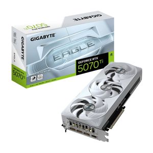 Gigabyte GeForce RTX™ 5070 Ti EAGLE OC ICE SFF 16G, 2542 MHz, CUDA 8960, 28 Gbps, GDDR7, 256 bit, PCI-E 5.0, PSU 750W,DisplayP