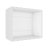 Lugna 512 x 600 x 280mm White Cabinet Shell