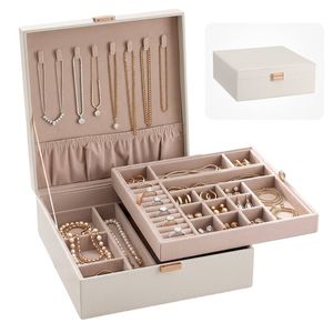 Embellir Jewellery Box 2 Layer Storage Organiser Earring Stand Necklace Storage Case