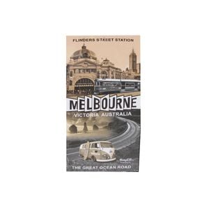 The Great Ocean Road & Flinder Street Station Cotton Beach Towel 75 x 150 cm