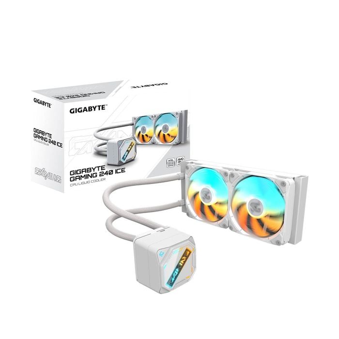 Gigabyte Gaming 240 ICE Liquid Cooler - Intel & AMD Compatible, All-in-One Cooling
