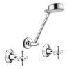 Estilo Chrome Jumper Valve Shower Set