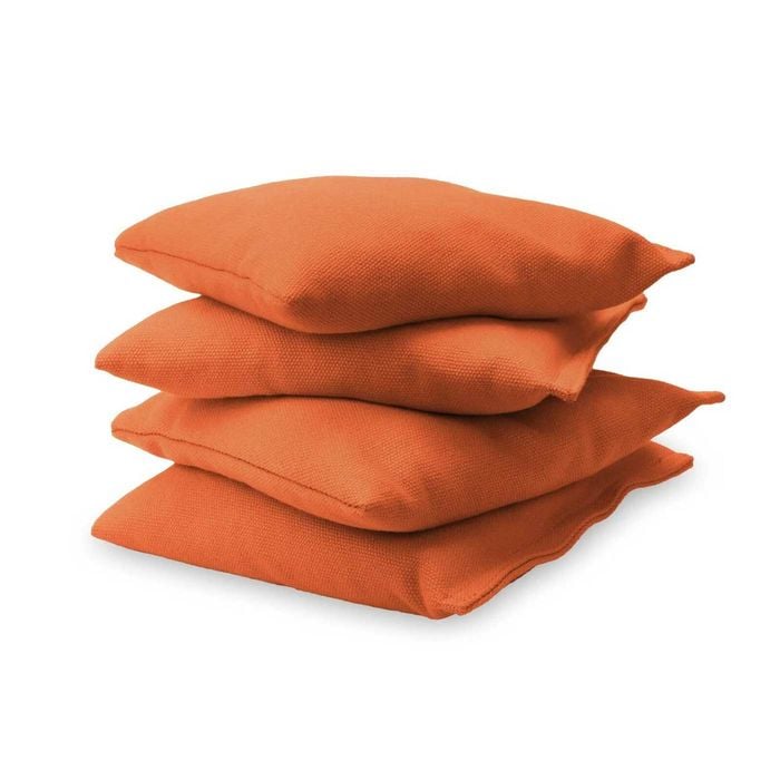 Premium Cornhole Bean Bag Set Of 4 - Orange