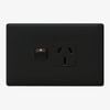 HPM LINEA 15A Single Powerpoint - Black