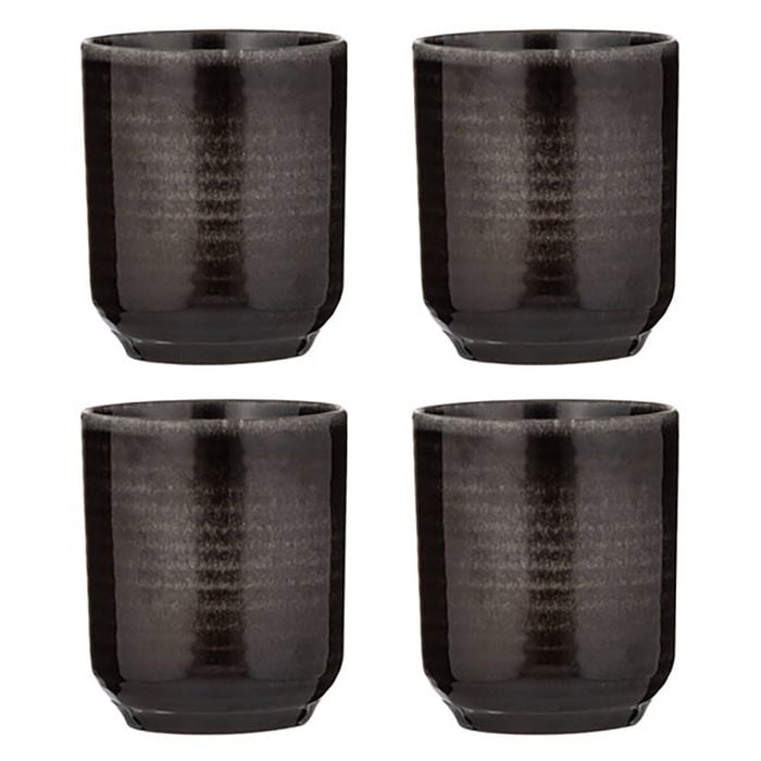 Ladelle Melange Set of 4 Tumblers - Charcoal