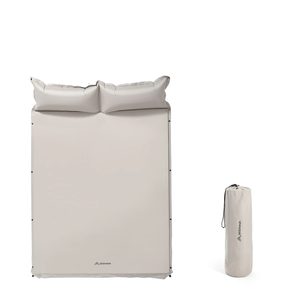 NNEOBA Self-Inflating Camping Mattress with Built-In Pillow Grey