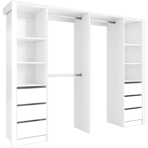 Lugna 2400mm White Opening Built in Package 6