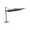 Coolaroo 3 x 4m Rectangle Charcoal Mindil Cantilever Umbrella