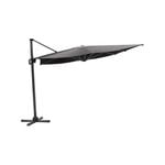 Coolaroo 3 x 4m Rectangle Charcoal Mindil Cantilever Umbrella