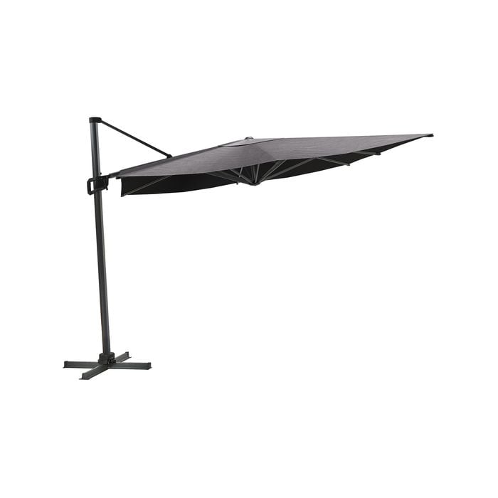Coolaroo 3 x 4m Rectangle Charcoal Mindil Cantilever Umbrella