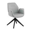 Modern Furniture Arden Swivel DiningChair 60.5x58.5cm - Grey&Black