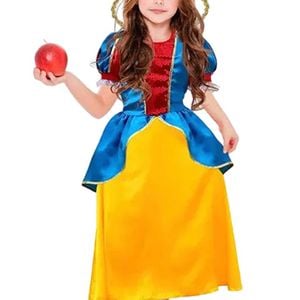 Fairytale Snow White Girls Storybook Princess Costume - Medium