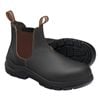 Blundstone UK Size 5 Brown #7508 Unisex DuraFit Elastic-Side Safety Boot