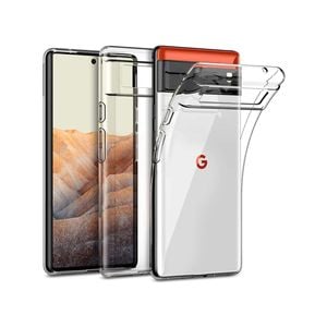 MEZON Google Pixel 6 (6.4") Ultra Slim Clear TPU Gel Back Case