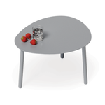 Cetara Outdoor Side Table Silver Grey