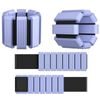 Fohoa 2 Pack Adjustable Ankle Wrist Weights 1lb Each (blue)
