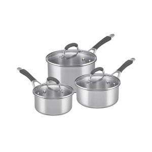 Raco Reliance Stainless Steel Induction 3 Piece Saucepan Set 16/18/20cm