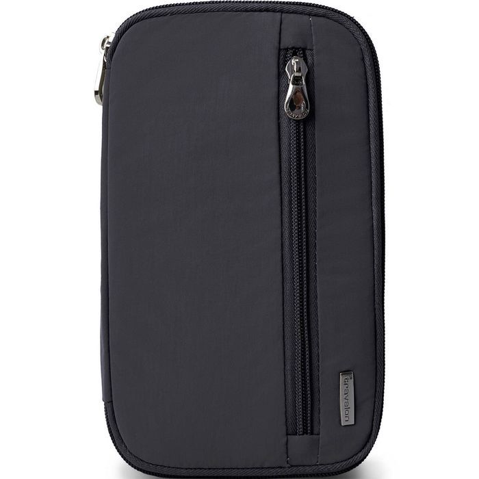 Travelon RFID Blocking Family Passport Wallet in Black