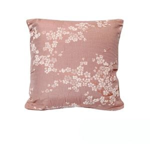 Rapee Blossom Jacquard Cushion Cover - Pink