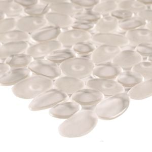 Barelli 35 x 70cm Clear Non-Slip Pebble Bath Mat