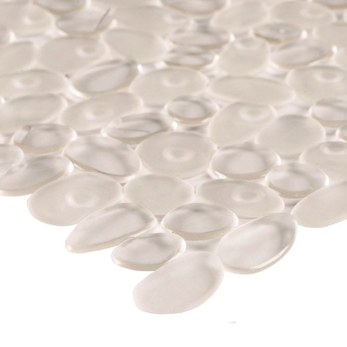Barelli 35 x 70cm Clear Non-Slip Pebble Bath Mat