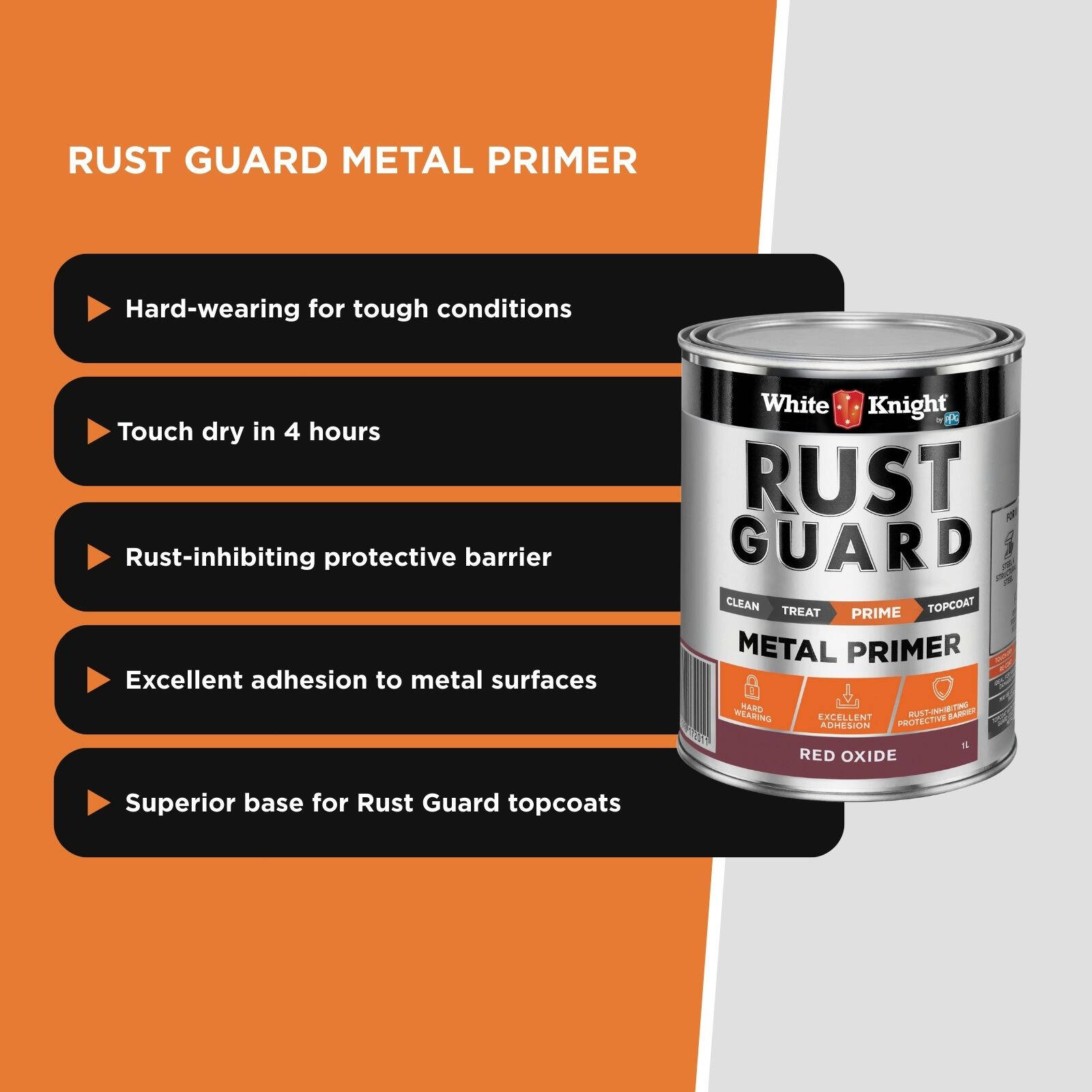 HB420G High Build Zinc Phosphate Quick Dry Metal Grey Primer 5 Litre