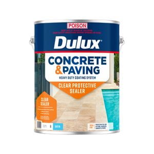 Dulux 10L Concrete & Paving Clear Protective Sealer Satin