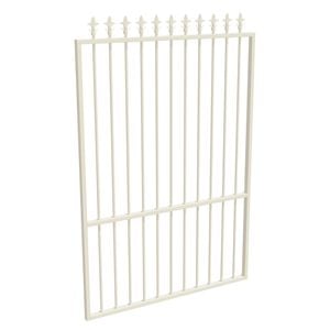 ProtectorAl 800 - 1200 x 1800mm Surfmist Aluminium Spear Top Pool Gate With Mid Rail