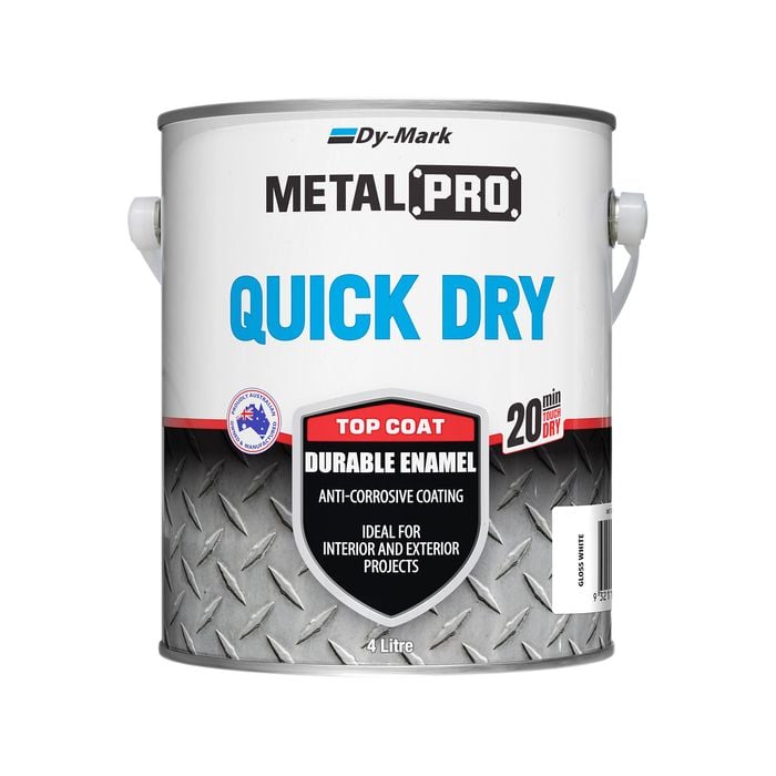 Dy-Mark 4L White Gloss MetalPro Quick Dry