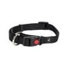 Flamingo Ziggi Black Dog Collar - Medium