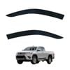 AUSGO Injection Weather Shields for Toyota Hilux Extra Cab 2015-2025 Front 2PCS Weathershields Window Visors Wind Deflectors